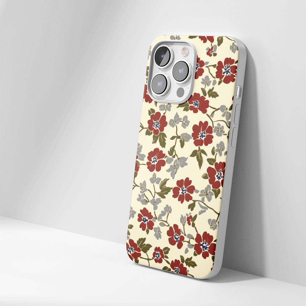 Latest 3rd-Generation Crystal Tough Glossy Flowers iPhone Case