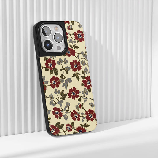 Industry-Level Tough Matte Flowers iPhone Case