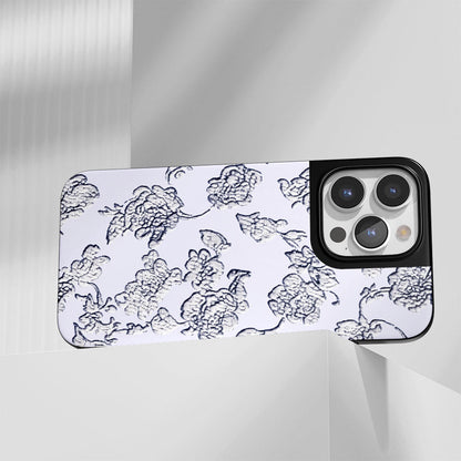 Industry-Level Tough Matte Flowers iPhone Case