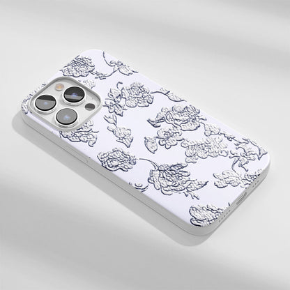 Latest 3rd-Generation Crystal Tough Glossy Flowers iPhone Case