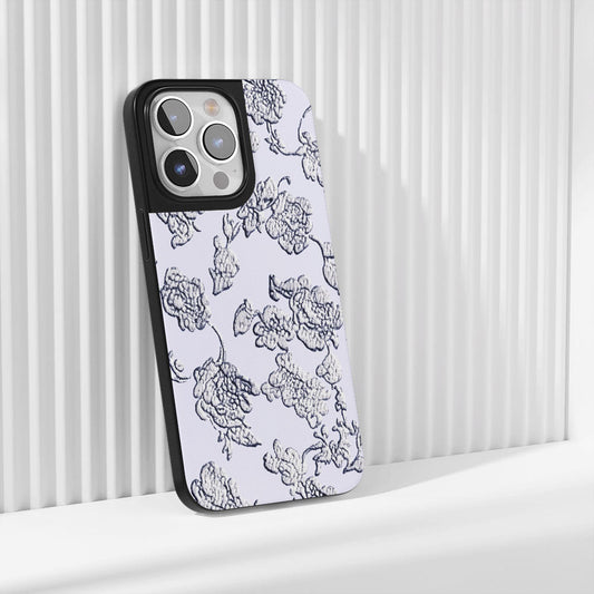 Industry-Level Tough Matte Flowers iPhone Case