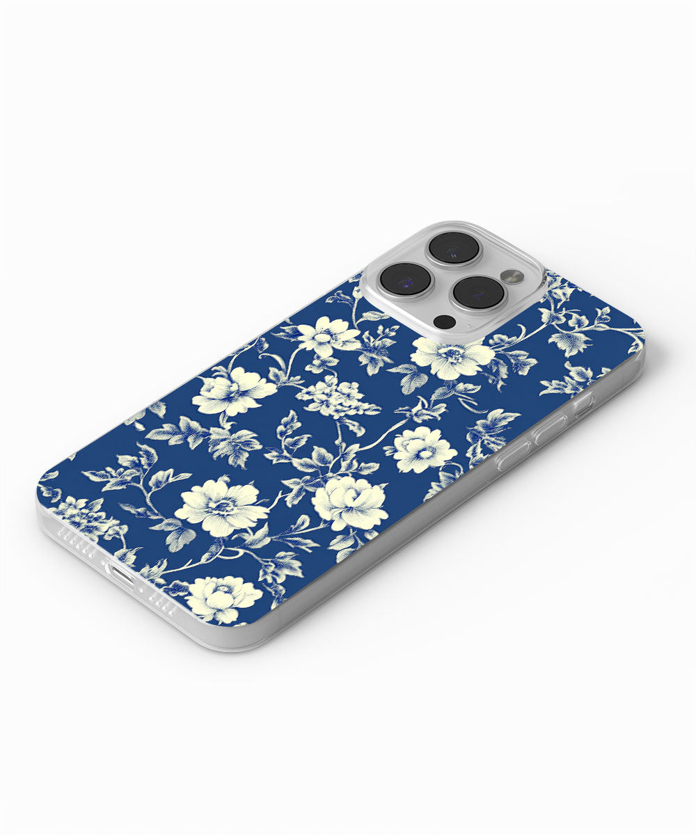 Latest 3rd-Generation Crystal Tough Glossy Flowers iPhone Case (MagSafe-Compatible)