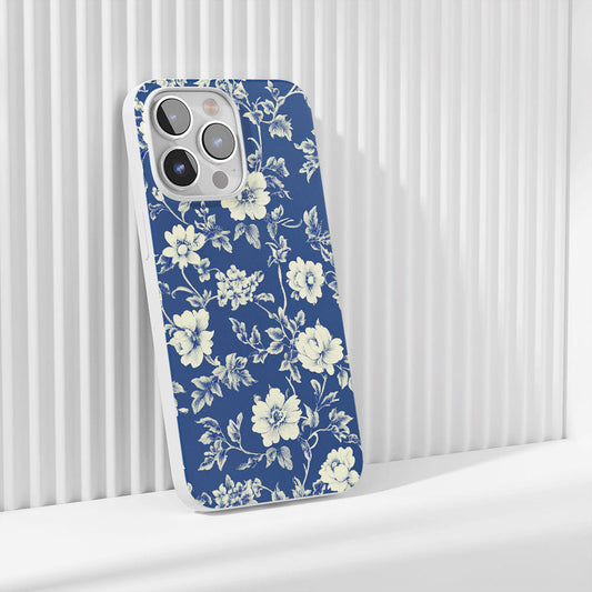 Latest 3rd-Generation Crystal Tough Glossy Flowers iPhone Case