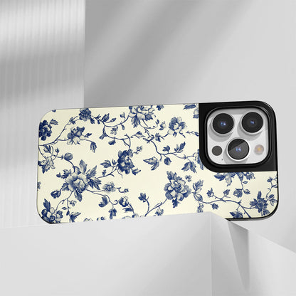 Industry-Level Tough Matte Flowers iPhone Case