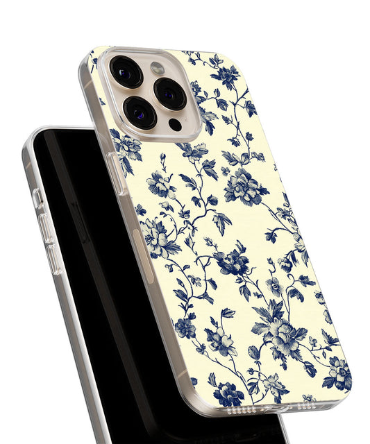 Latest 3rd-Generation Crystal Tough Glossy Flowers iPhone Case (MagSafe-Compatible)