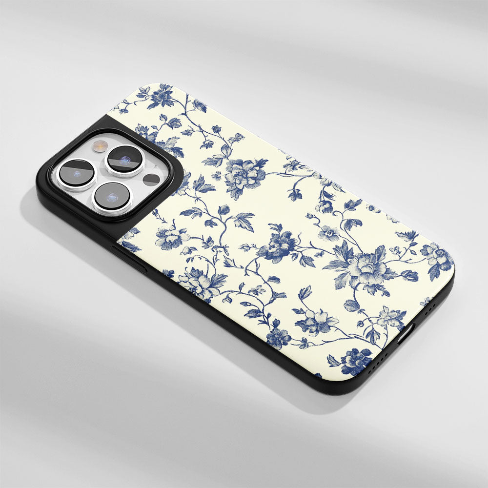 Industry-Level Tough Matte Flowers iPhone Case