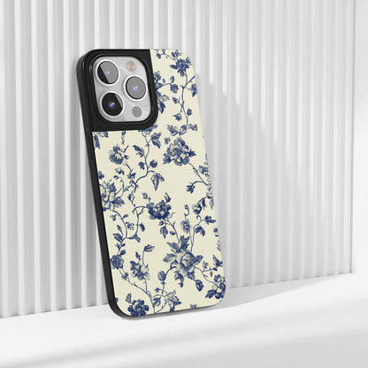 Industry-Level Tough Matte Flowers iPhone Case