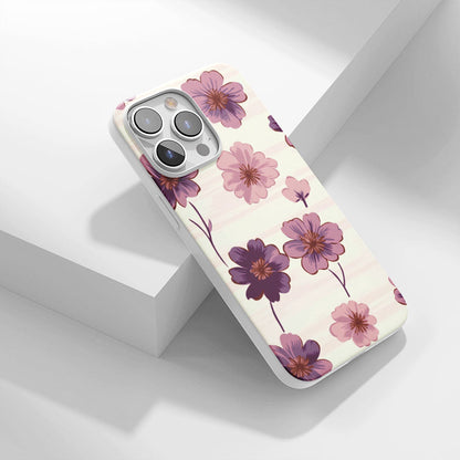 Latest 3rd-Generation Crystal Tough Glossy Flowers iPhone Case