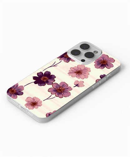 Latest 3rd-Generation Crystal Tough Glossy Flowers iPhone Case (MagSafe-Compatible)