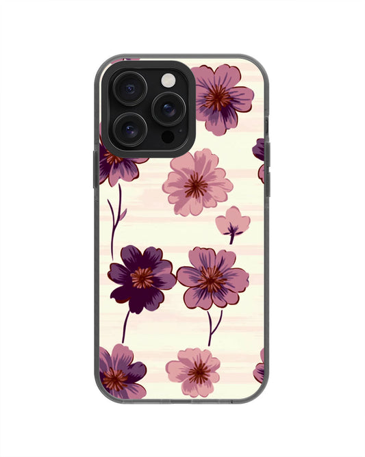 Latest 3rd-Generation Pop Tough Matte Flowers iPhone Case (MagSafe-Compatible) [Back Cover Only]