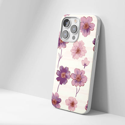 Latest 3rd-Generation Crystal Tough Glossy Flowers iPhone Case