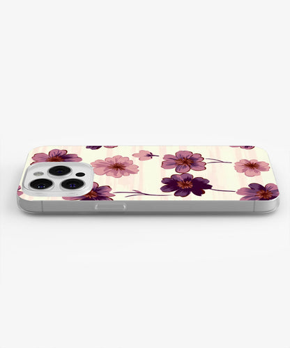 Latest 3rd-Generation Crystal Tough Glossy Flowers iPhone Case (MagSafe-Compatible)