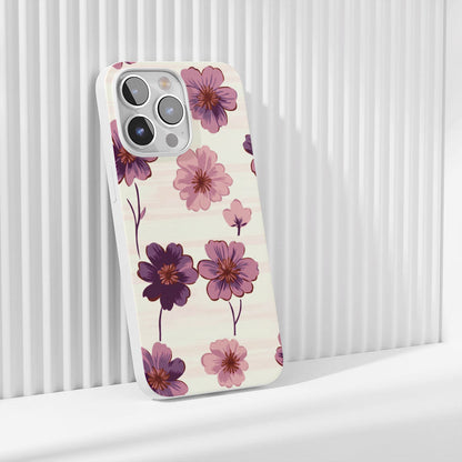 Latest 3rd-Generation Crystal Tough Glossy Flowers iPhone Case