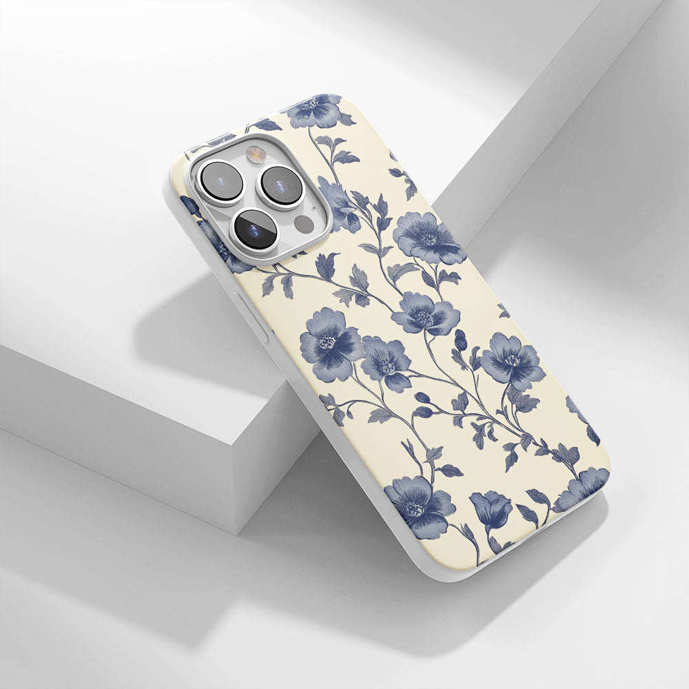 Latest 3rd-Generation Crystal Tough Glossy Flowers iPhone Case