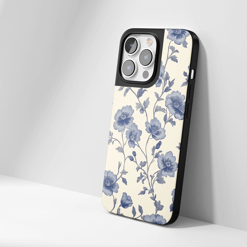 Industry-Level Tough Matte Flowers iPhone Case