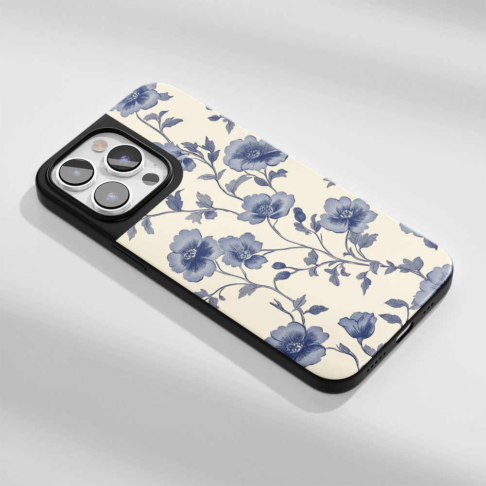 Industry-Level Tough Matte Flowers iPhone Case