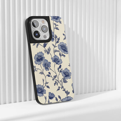 Industry-Level Tough Matte Flowers iPhone Case