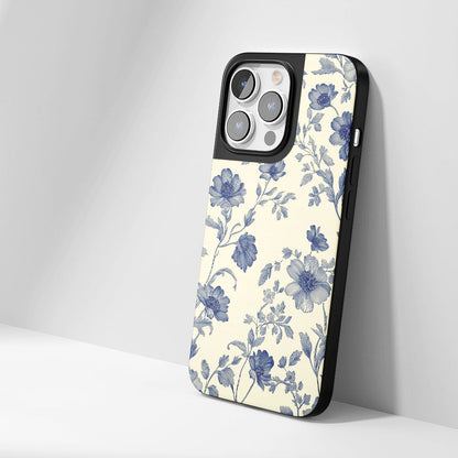 Industry-Level Tough Matte Flowers iPhone Case