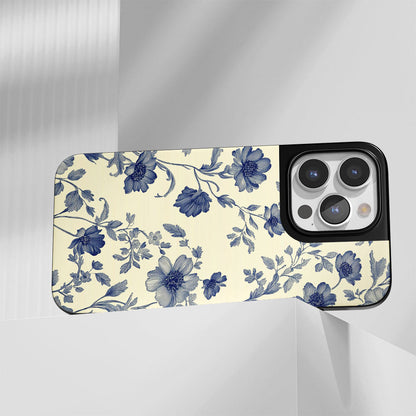 Industry-Level Tough Matte Flowers iPhone Case