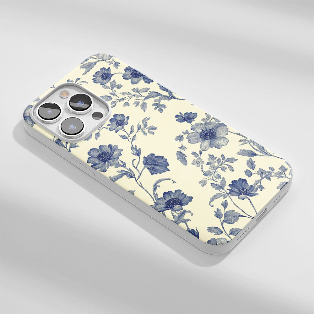 Latest 3rd-Generation Crystal Tough Glossy Flowers iPhone Case