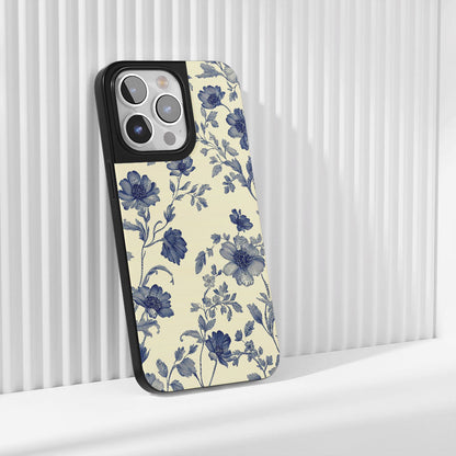 Industry-Level Tough Matte Flowers iPhone Case