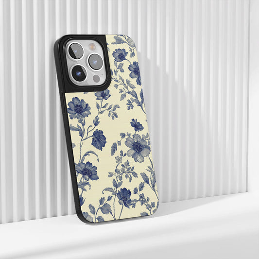 Industry-Level Tough Matte Flowers iPhone Case