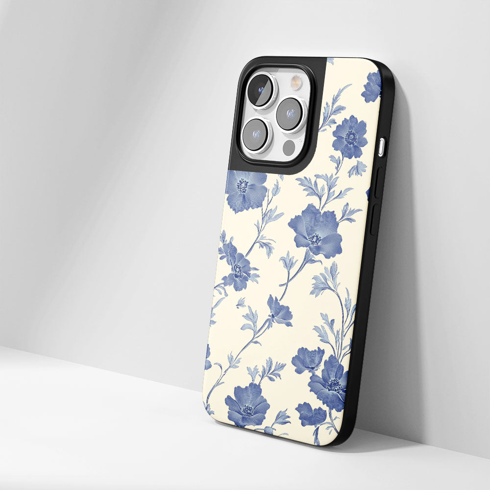 Industry-Level Tough Matte Flowers iPhone Case