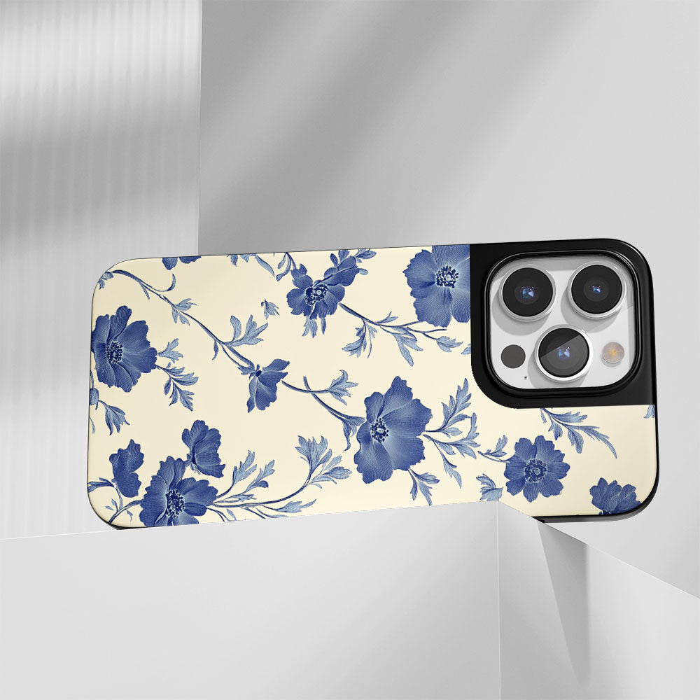 Industry-Level Tough Matte Flowers iPhone Case