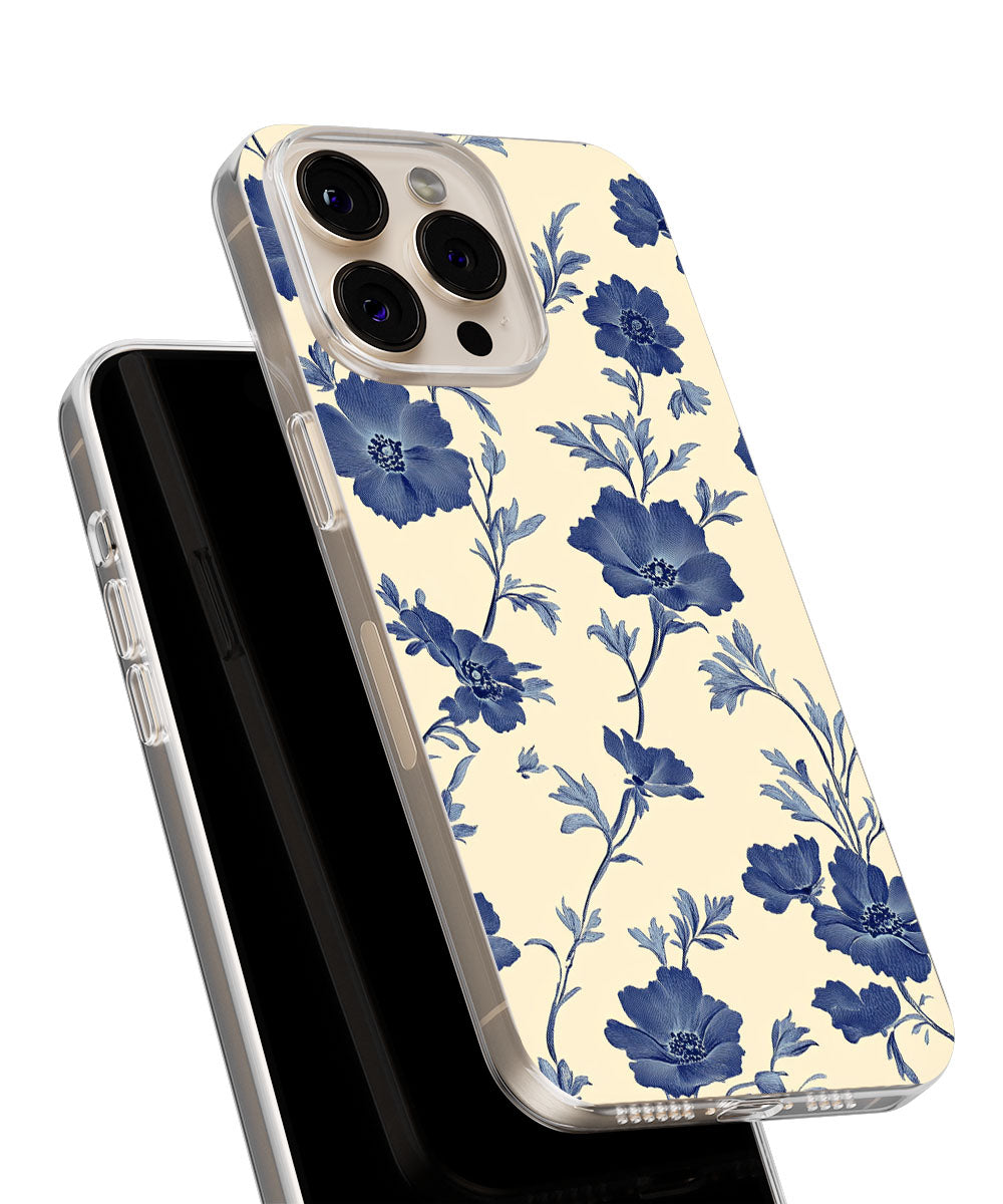 Latest 3rd-Generation Crystal Tough Glossy Flowers iPhone Case (MagSafe-Compatible)