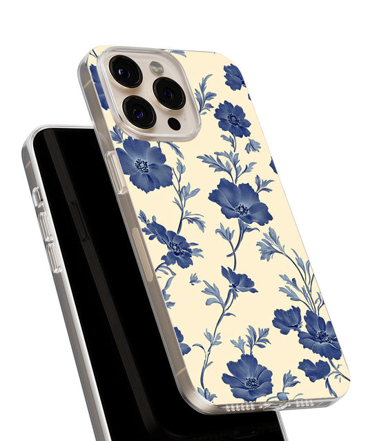 Latest 3rd-Generation Crystal Tough Glossy Flowers iPhone Case (MagSafe-Compatible)