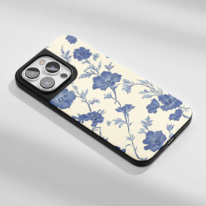 Industry-Level Tough Matte Flowers iPhone Case