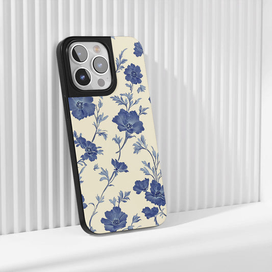 Industry-Level Tough Matte Flowers iPhone Case