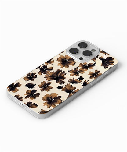 Latest 3rd-Generation Crystal Tough Glossy Flowers iPhone Case (MagSafe-Compatible)