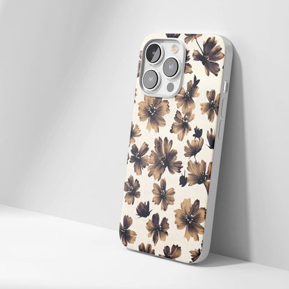 Latest 3rd-Generation Crystal Tough Glossy Flowers iPhone Case