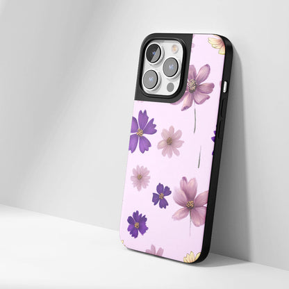 Industry-Level Tough Matte Flowers iPhone Case