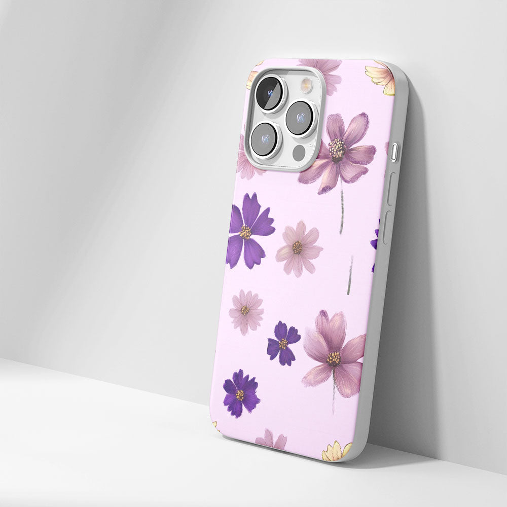 Latest 3rd-Generation Crystal Tough Glossy Flowers iPhone Case