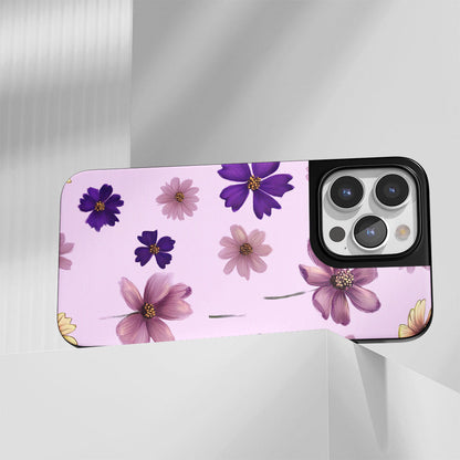 Industry-Level Tough Matte Flowers iPhone Case