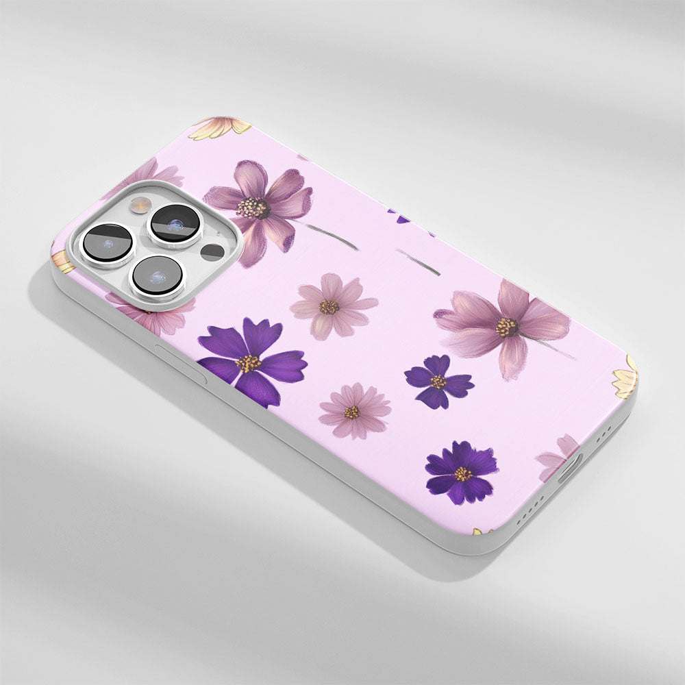 Latest 3rd-Generation Crystal Tough Glossy Flowers iPhone Case