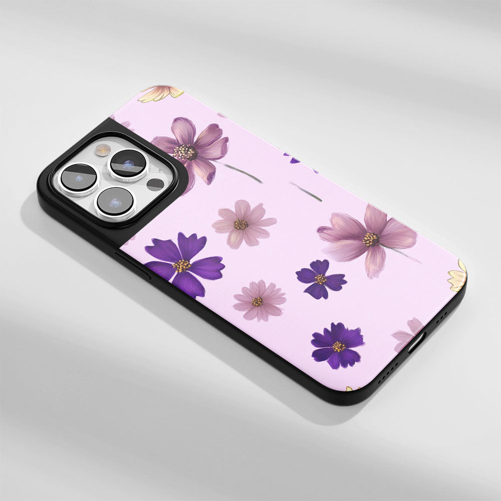 Industry-Level Tough Matte Flowers iPhone Case