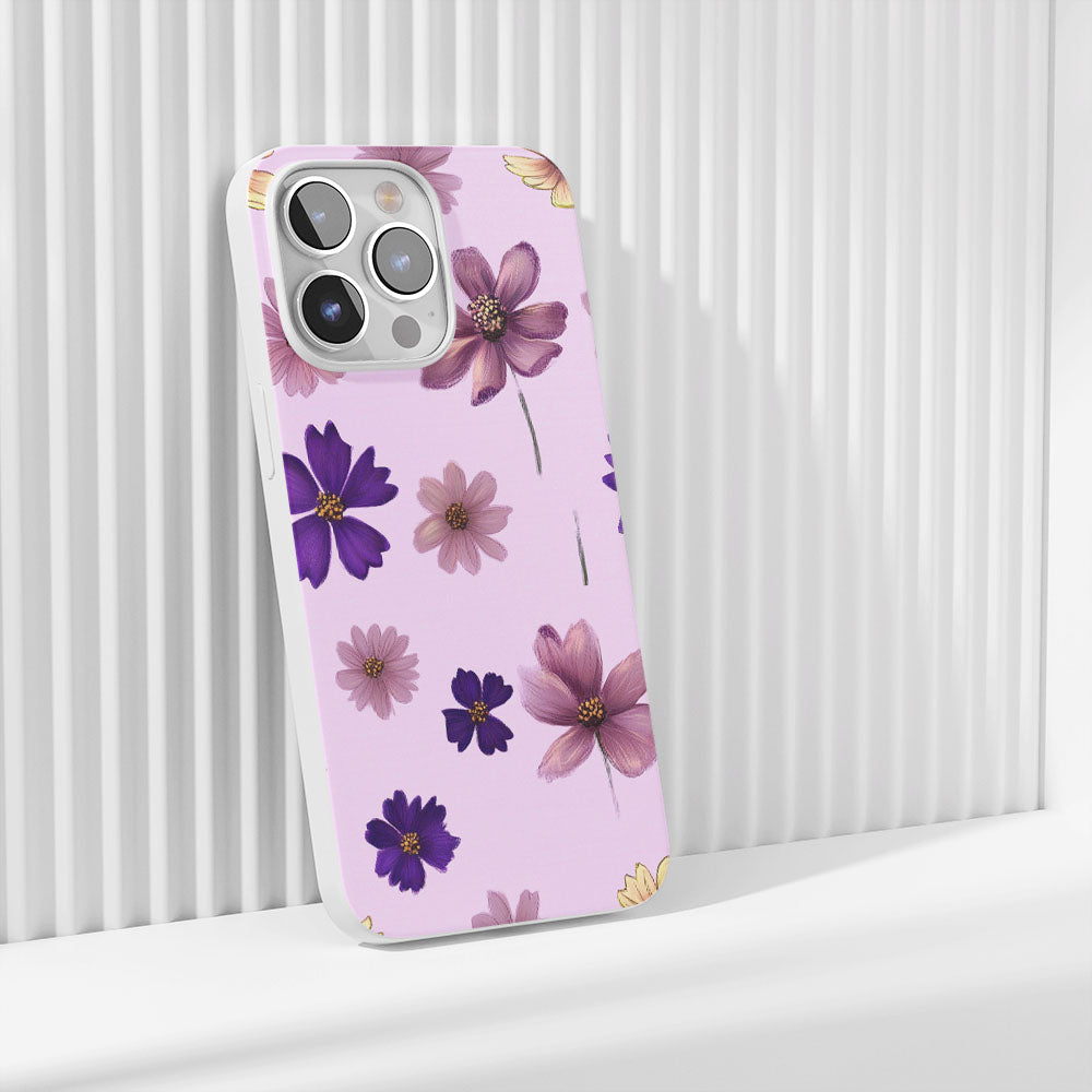 Latest 3rd-Generation Crystal Tough Glossy Flowers iPhone Case