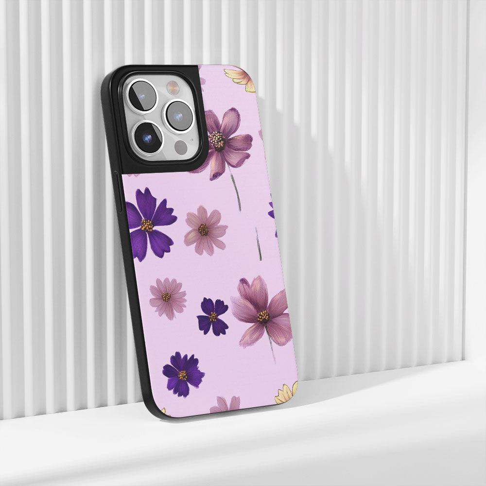 Industry-Level Tough Matte Flowers iPhone Case