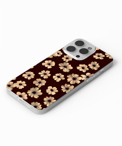 Latest 3rd-Generation Crystal Tough Glossy Flowers iPhone Case (MagSafe-Compatible)