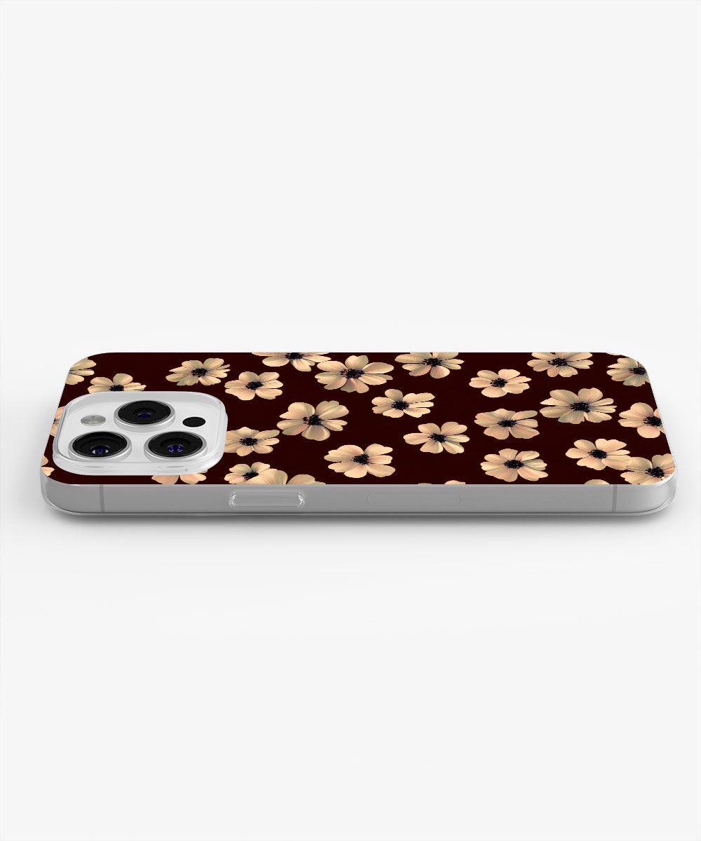 Latest 3rd-Generation Crystal Tough Glossy Flowers iPhone Case (MagSafe-Compatible)