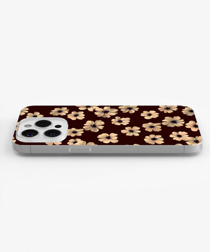 Latest 3rd-Generation Crystal Tough Glossy Flowers iPhone Case (MagSafe-Compatible)