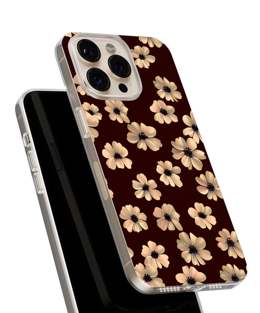Latest 3rd-Generation Crystal Tough Glossy Flowers iPhone Case (MagSafe-Compatible)
