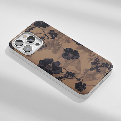 Latest 3rd-Generation Crystal Tough Glossy Flowers iPhone Case