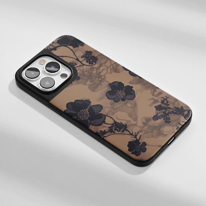 Industry-Level Tough Matte Flowers iPhone Case