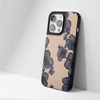 Industry-Level Tough Matte Flowers iPhone Case