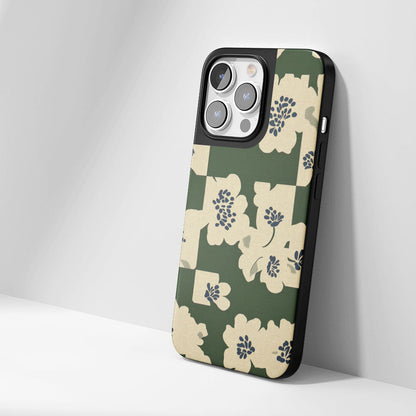 Industry-Level Tough Matte Flowers iPhone Case