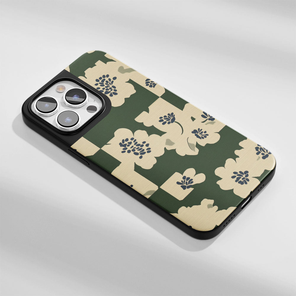 Industry-Level Tough Matte Flowers iPhone Case